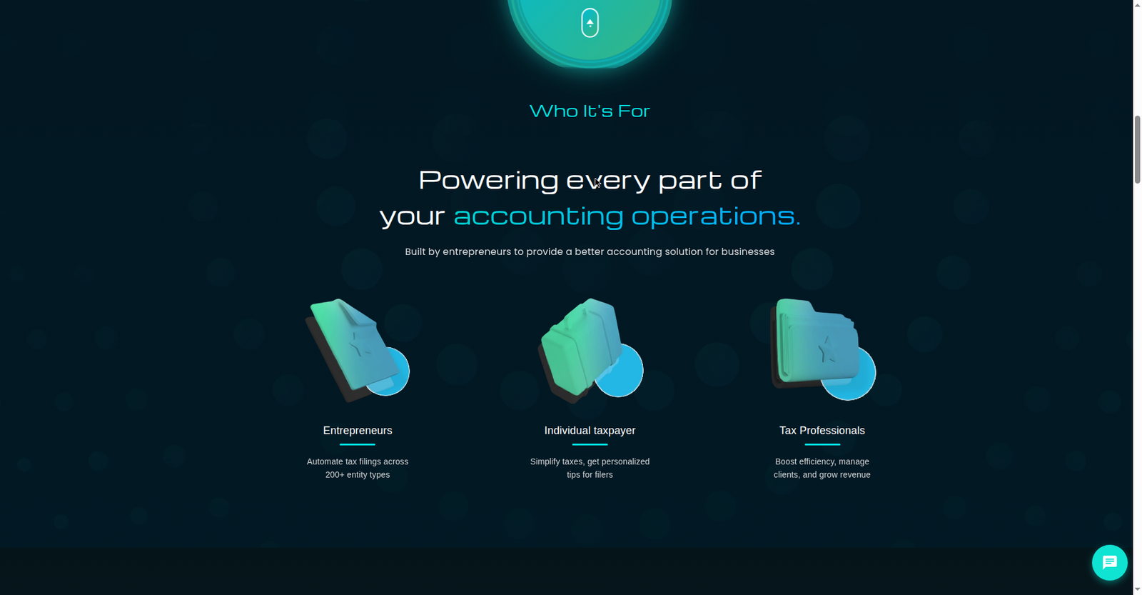 Numbrics — Who It’s For: entrepreneurs, individual taxpayers, and tax professionals
